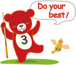 Little bear "Eddy" #2 sticker #3483243