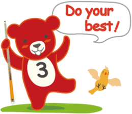 Little bear "Eddy" #2 sticker #3483243