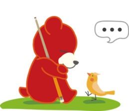 Little bear "Eddy" #2 sticker #3483246