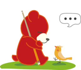 Little bear "Eddy" #2 sticker #3483246