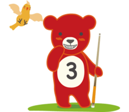 Little bear "Eddy" #2 sticker #3483248