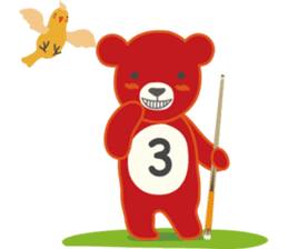 Little bear "Eddy" #2 sticker #3483248