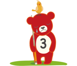 Little bear "Eddy" #2 sticker #3483250