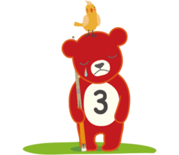 Little bear "Eddy" #2 sticker #3483250