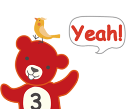 Little bear "Eddy" #2 sticker #3483251