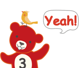 Little bear "Eddy" #2 sticker #3483251