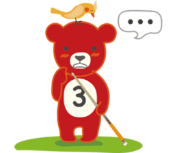 Little bear "Eddy" #2 sticker #3483258