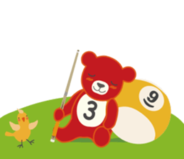 Little bear "Eddy" #2 sticker #3483259