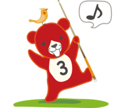 Little bear "Eddy" #2 sticker #3483261