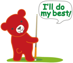 Little bear "Eddy" #2 sticker #3483262