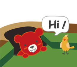 Little bear "Eddy" #2 sticker #3483264