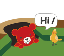 Little bear "Eddy" #2 sticker #3483264