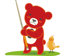 Little bear "Eddy" #2 sticker #3483267