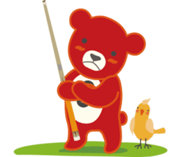 Little bear "Eddy" #2 sticker #3483267