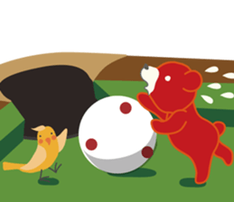 Little bear "Eddy" #2 sticker #3483270