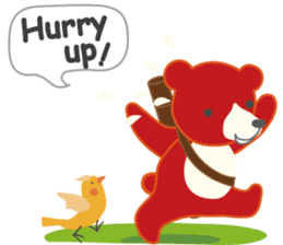 Little bear "Eddy" #2 sticker #3483271