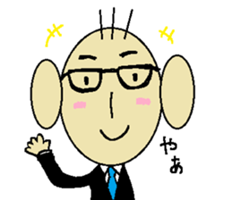 annoying businessman PETCHI sticker #3483554