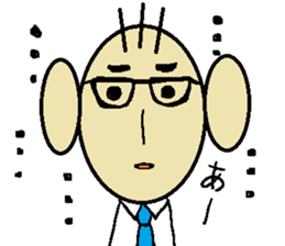 annoying businessman PETCHI sticker #3483555