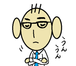 annoying businessman PETCHI sticker #3483557