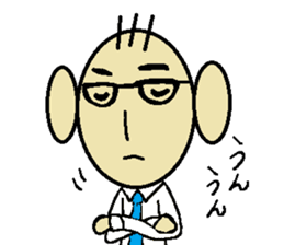 annoying businessman PETCHI sticker #3483557