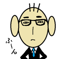 annoying businessman PETCHI sticker #3483561