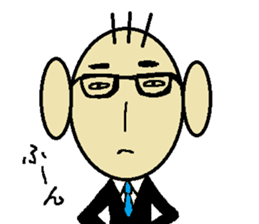 annoying businessman PETCHI sticker #3483561