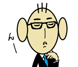 annoying businessman PETCHI sticker #3483564
