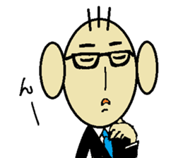 annoying businessman PETCHI sticker #3483564