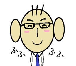 annoying businessman PETCHI sticker #3483573