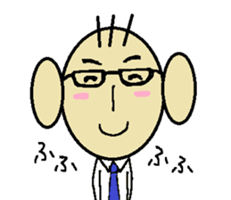 annoying businessman PETCHI sticker #3483573