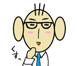 annoying businessman PETCHI sticker #3483574
