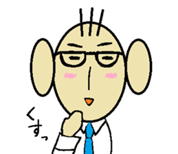 annoying businessman PETCHI sticker #3483574