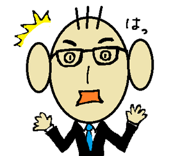 annoying businessman PETCHI sticker #3483576
