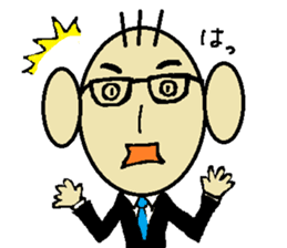 annoying businessman PETCHI sticker #3483576