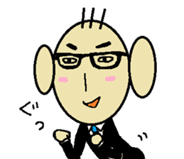 annoying businessman PETCHI sticker #3483577