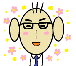 annoying businessman PETCHI sticker #3483578