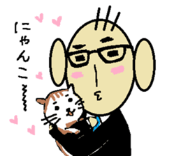annoying businessman PETCHI sticker #3483579