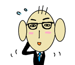 annoying businessman PETCHI sticker #3483580