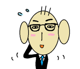 annoying businessman PETCHI sticker #3483580