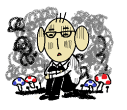 annoying businessman PETCHI sticker #3483581