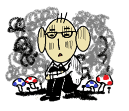 annoying businessman PETCHI sticker #3483581