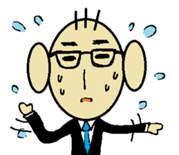 annoying businessman PETCHI sticker #3483582