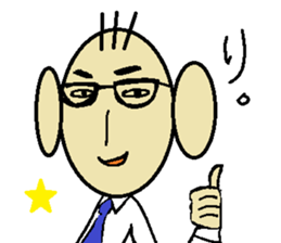 annoying businessman PETCHI sticker #3483583