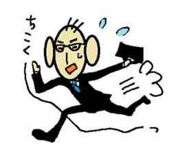 annoying businessman PETCHI sticker #3483587