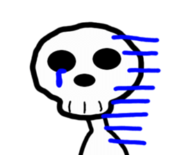 Daily life of Mr.skull sticker #3484282