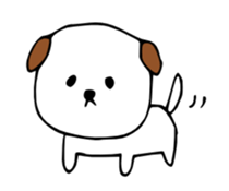 Bogie,Bogie's boy friend and dog sticker #3484672