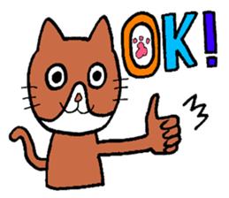 I and cat. sticker #3484720