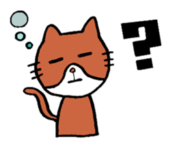 I and cat. sticker #3484749