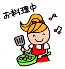 Apron Mom can do her best sticker #3484837