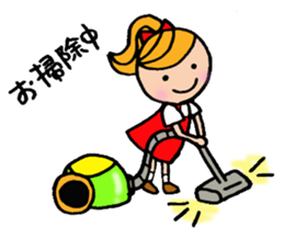 Apron Mom can do her best sticker #3484839